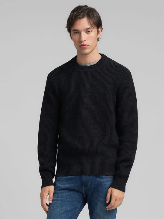 Strickpullover «C-Neck» von REPLAY