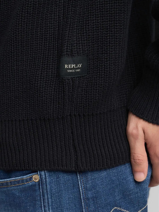 Strickpullover «C-Neck» von REPLAY