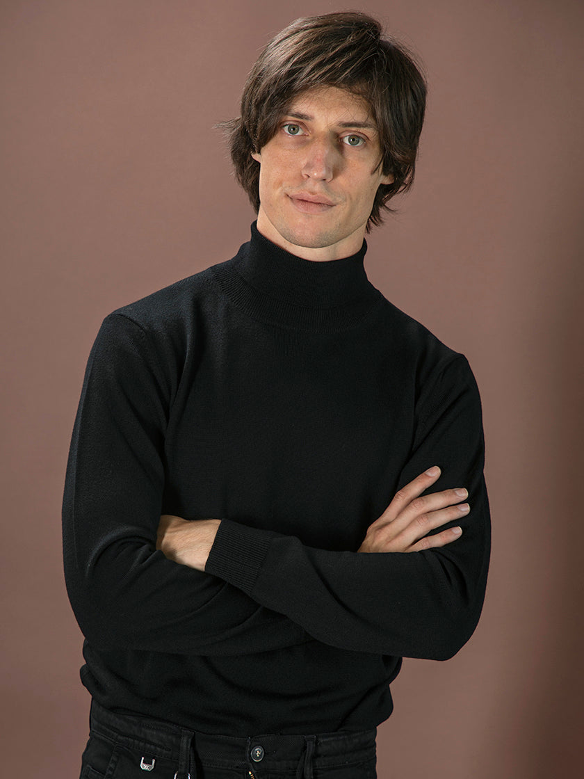 Rollkragenpullover «Ciclista Rasato» von DANIELE FIESOLI
