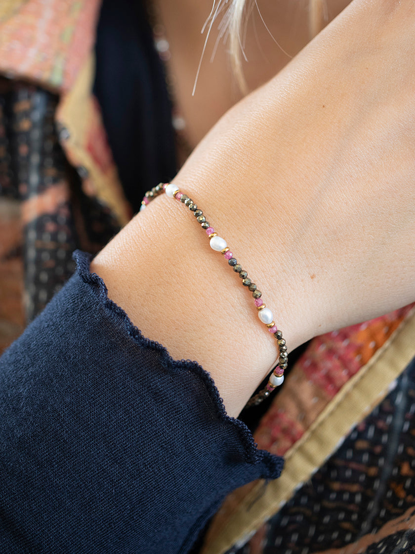 Armband «Tyffani anthrazit» von CORAZON