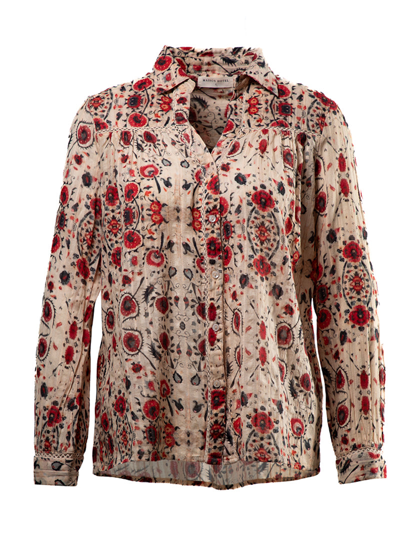 Bluse «Amrit» von MAISON HOTEL
