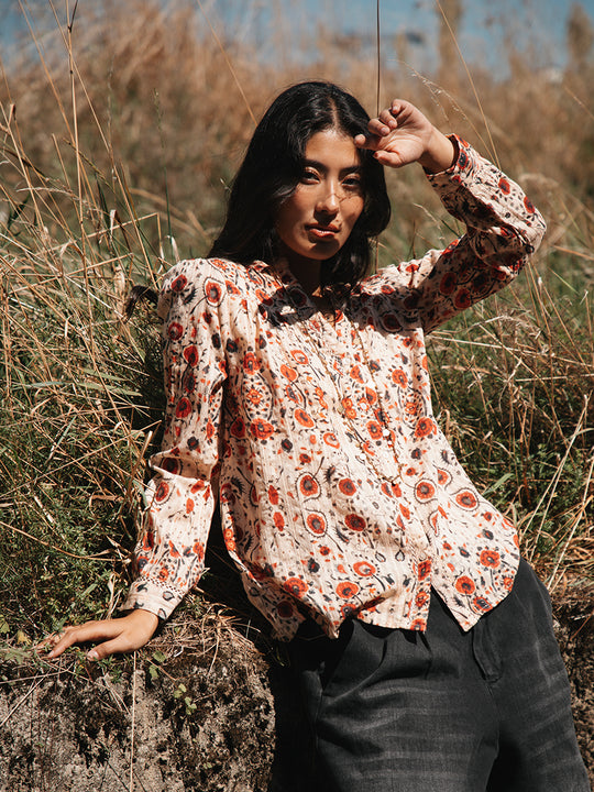 Bluse «Amrit» von MAISON HOTEL