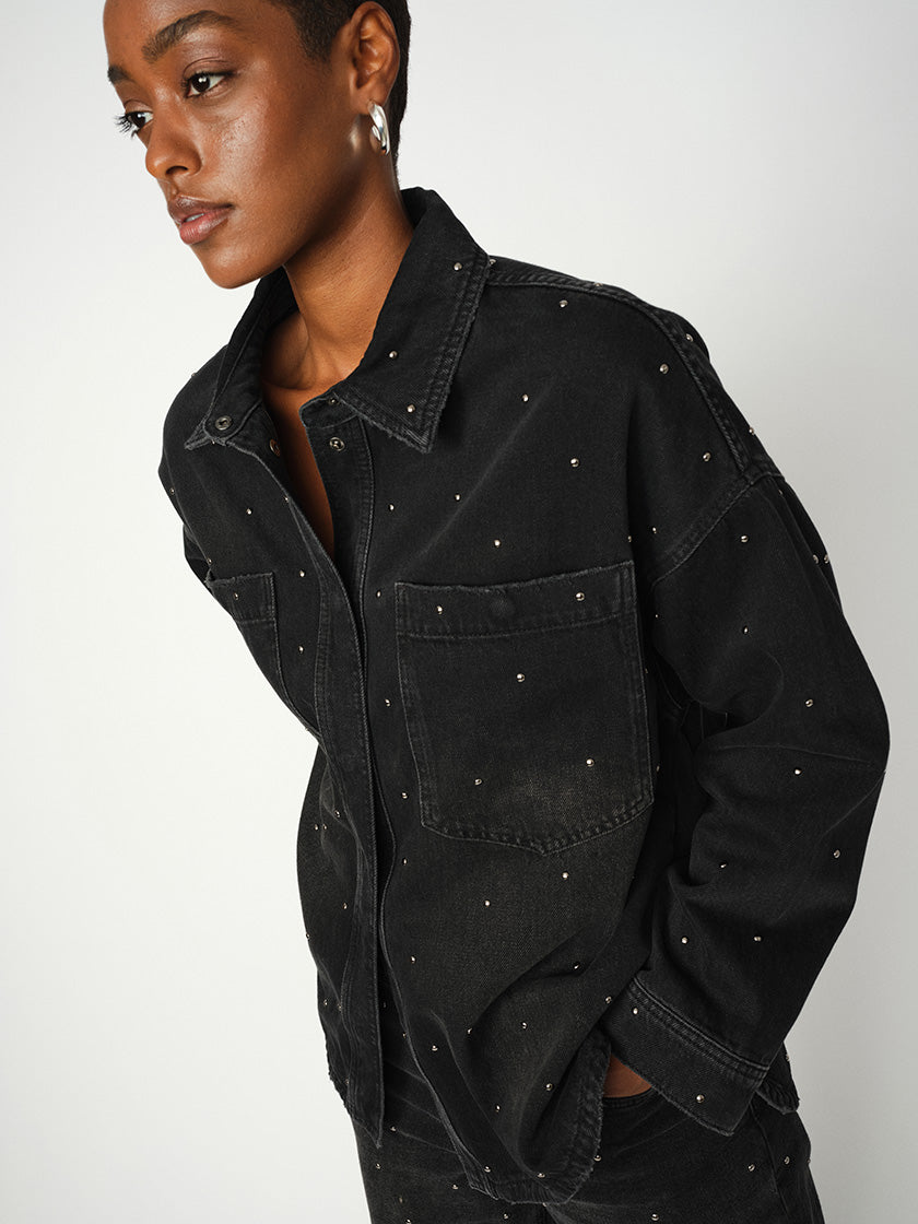 Jeanshemd «Emme Nieten» von MOS MOSH