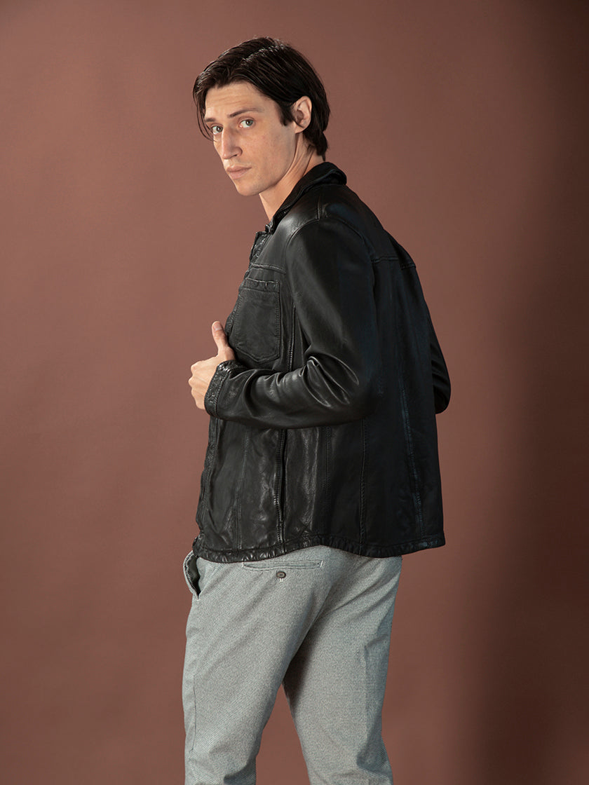 Lederjacke «Sheep Ray Washed» von FREAKY NATION