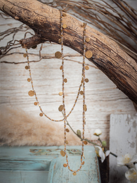 Collier «Galaxy taupe» de CORAZON
