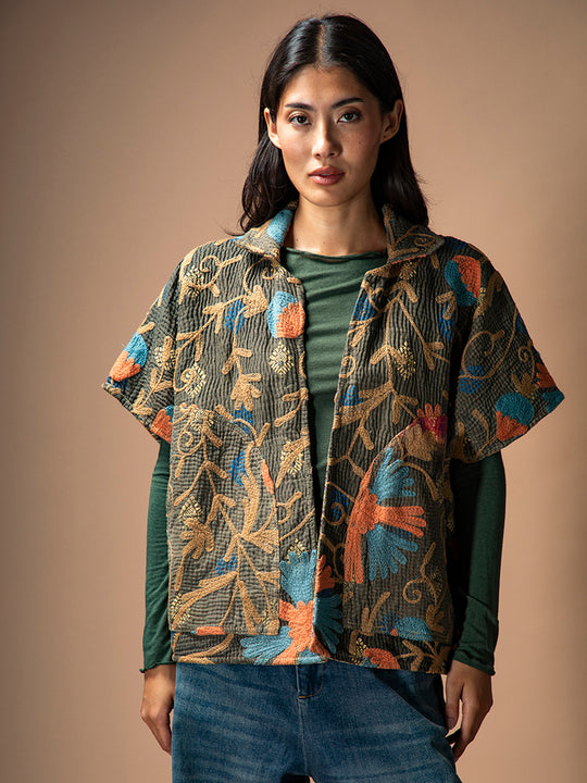 Jacke «Kantha Reversible» von COFUR