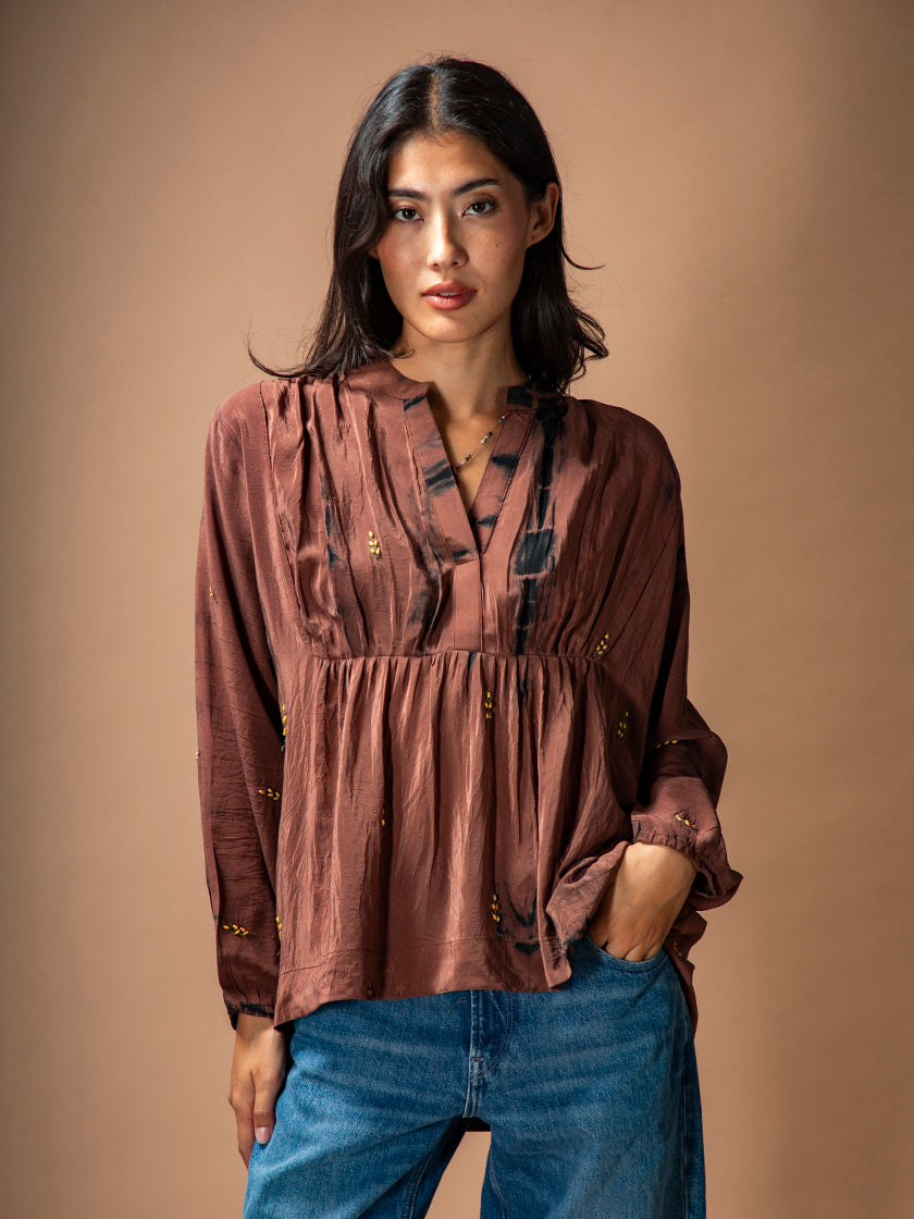 Seidenbluse «City» von COFUR