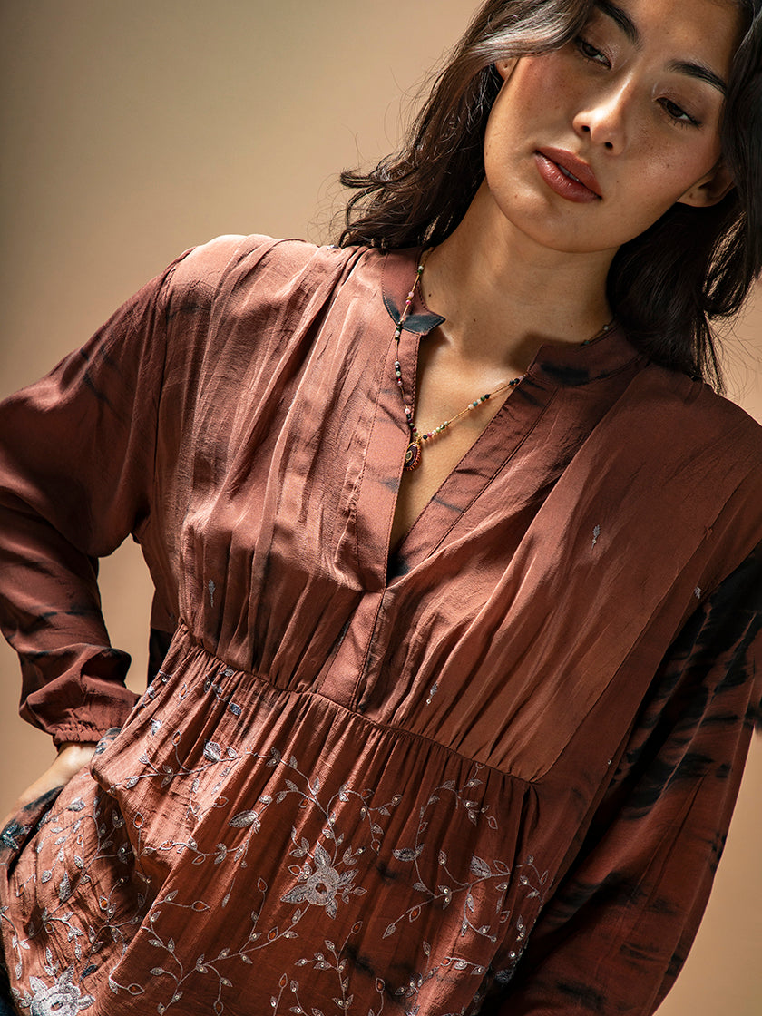 Seidenbluse «City» von COFUR