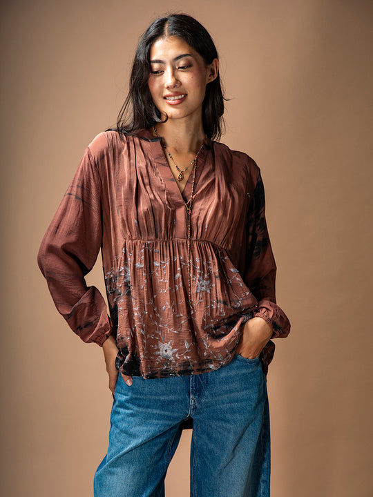 Seidenbluse «City» von COFUR