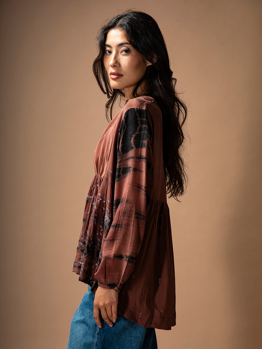 Seidenbluse «City» von COFUR