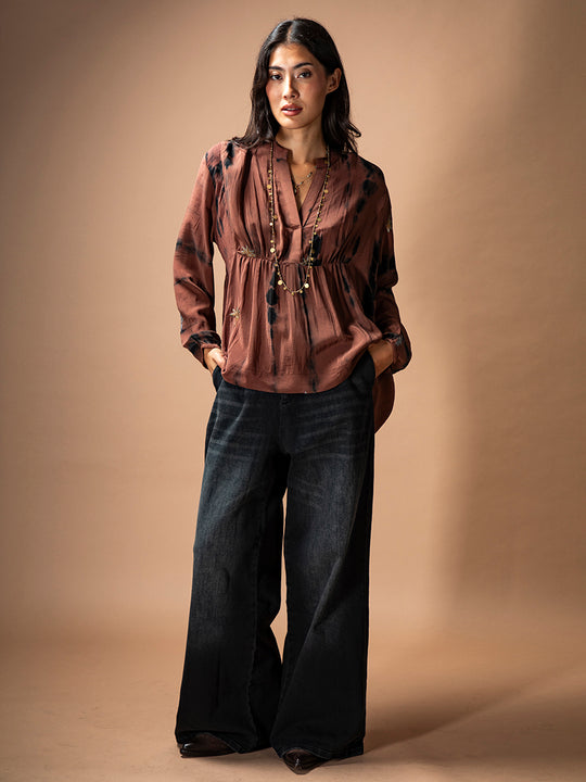Seidenbluse «City» von COFUR