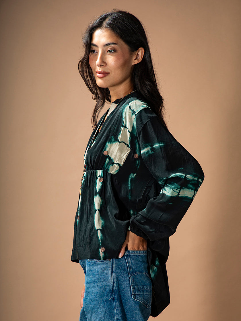 Seidenbluse «City» von COFUR