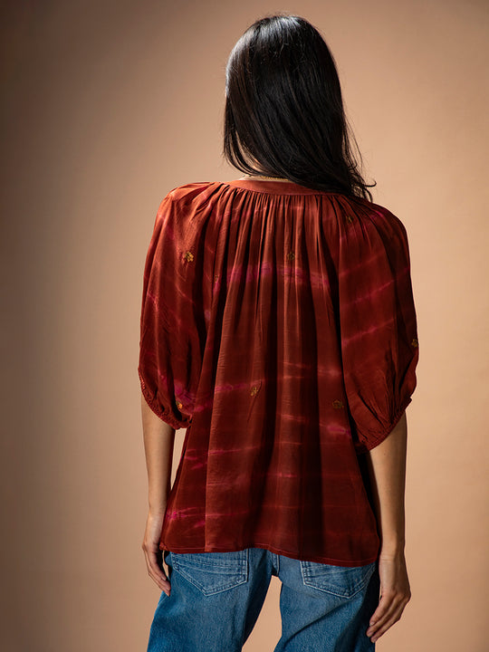 Seidenbluse «Rosalina» von COFUR