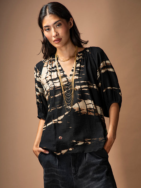 Seidenbluse «Rosalina» von COFUR