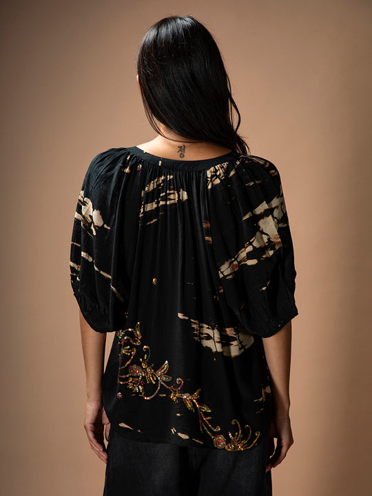 Seidenbluse «Rosalina» von COFUR