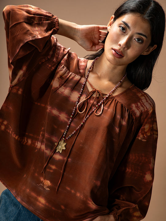 Seidenbluse «Jaipur» von COFUR