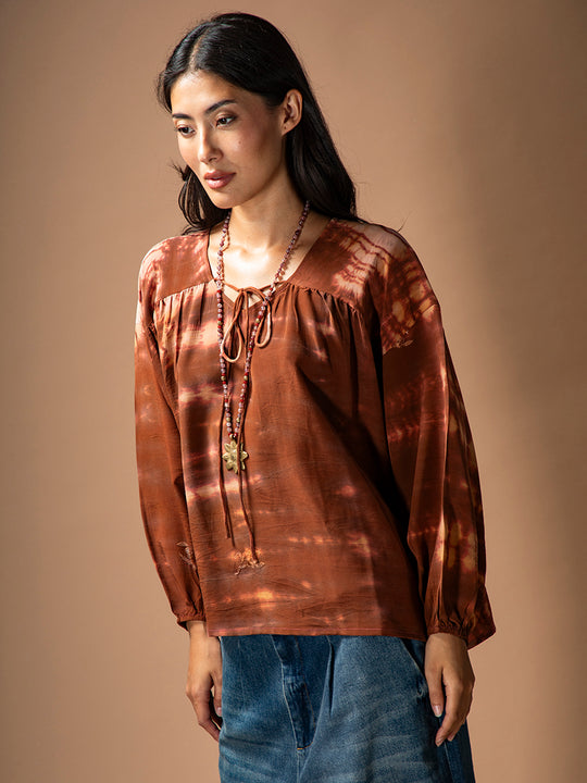 Seidenbluse «Jaipur» von COFUR