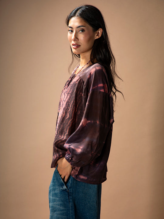 Seidenbluse «Jaipur» von COFUR