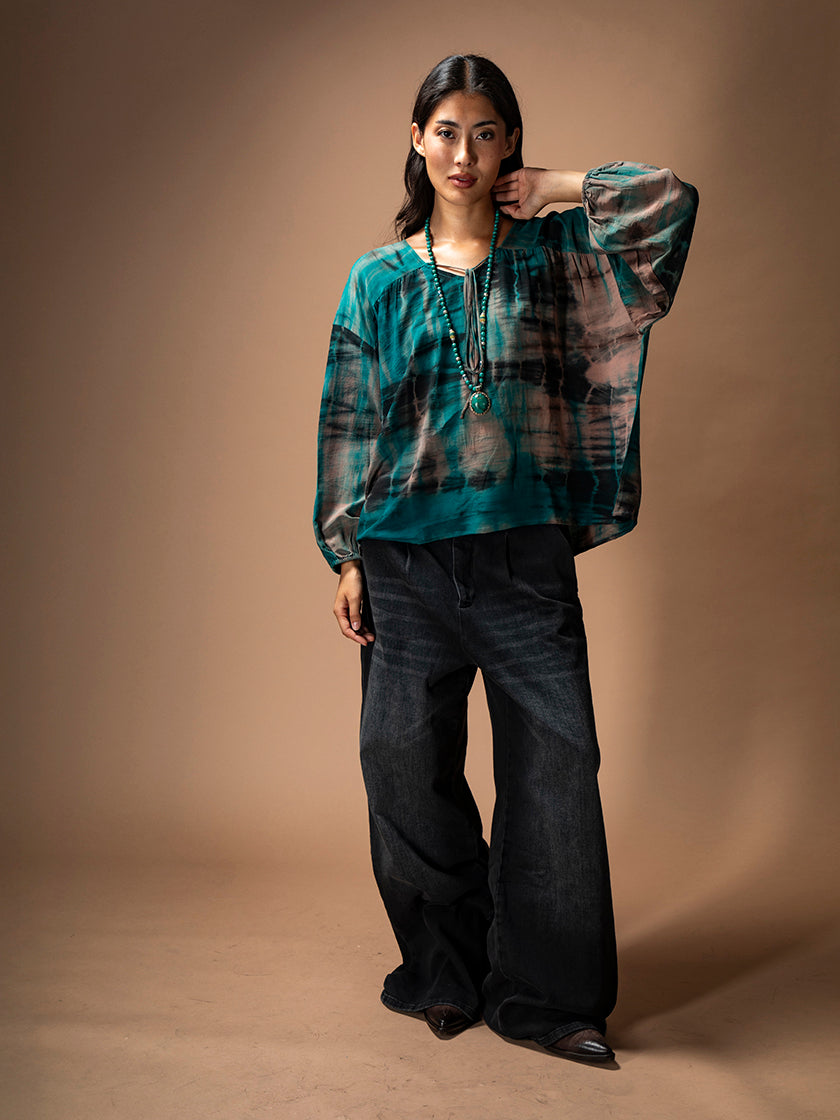 Seidenbluse «Jaipur» von COFUR