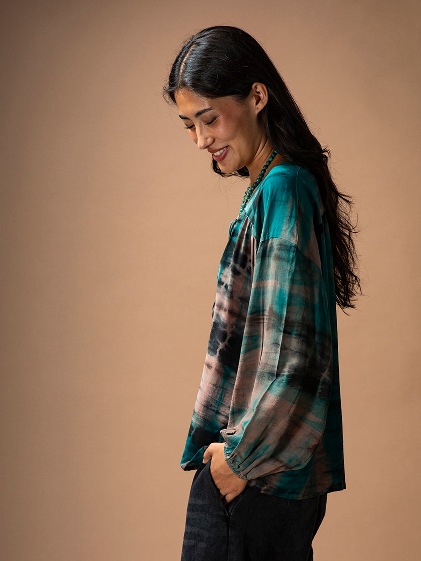 Seidenbluse «Jaipur» von COFUR