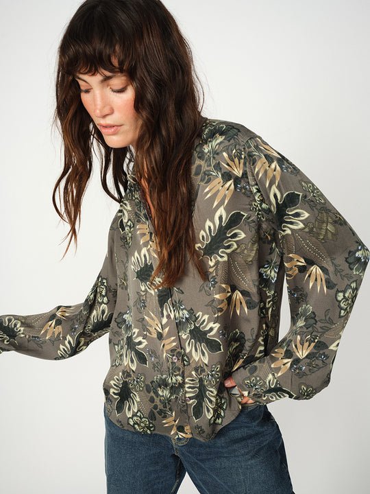 Bluse «Abina Floro» von MOS MOSH