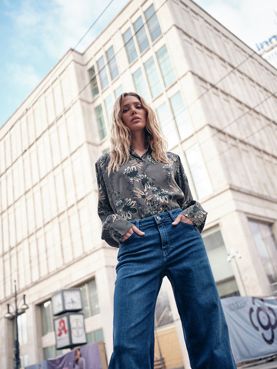 Bluse «Abina Floro» von MOS MOSH