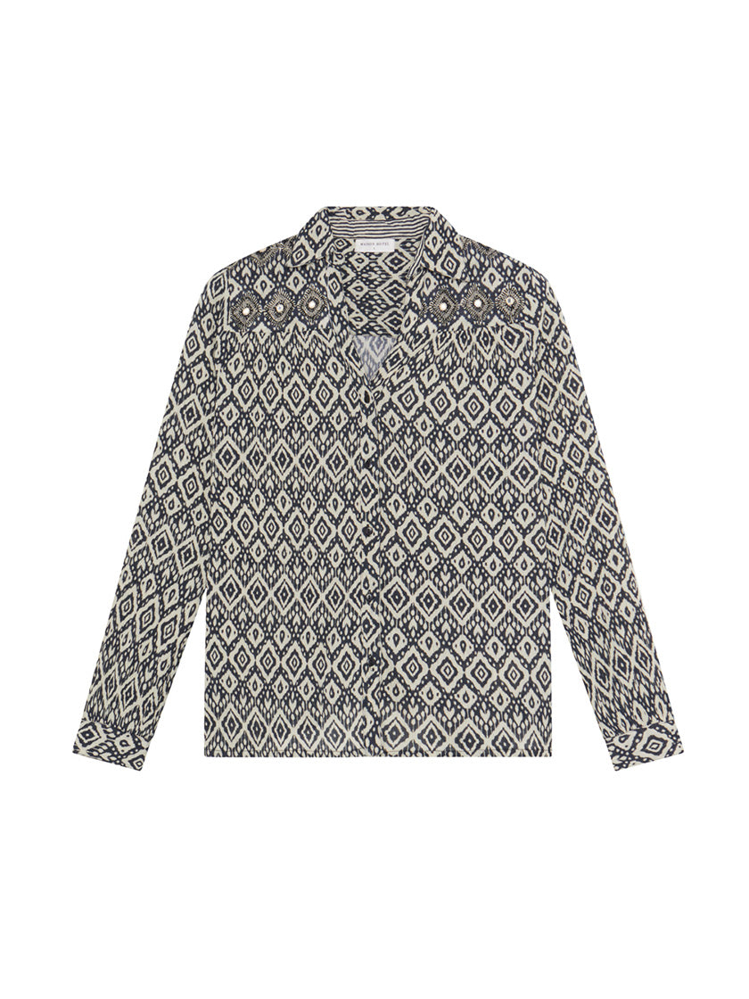 Bluse «Amrit» von MAISON HOTEL