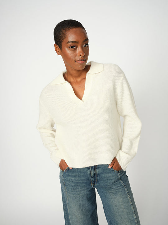 Pullover «Thora Aidy Polo Knit» von MOS MOSH