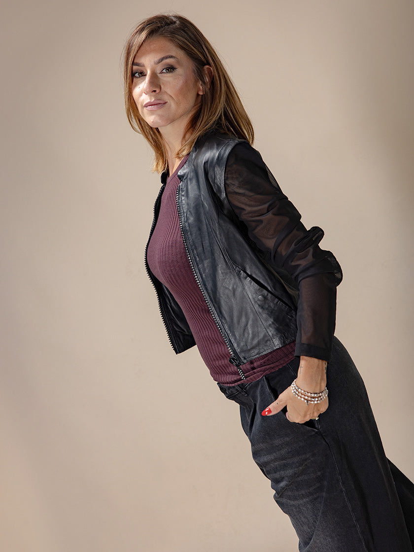 Lederjacke « Party» von FREAKY NATION