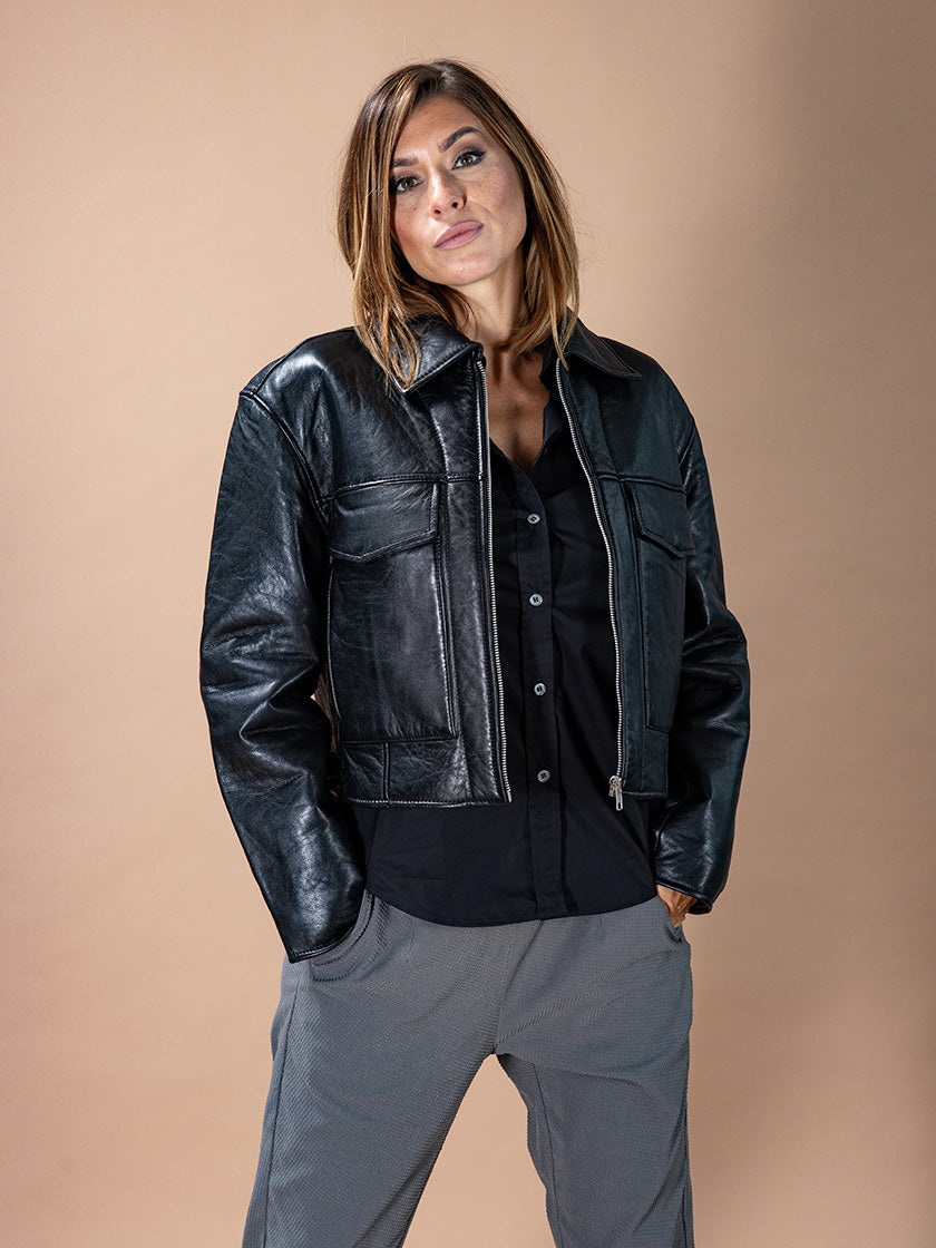 Lederjacke «Polar» von FREAKY NATION