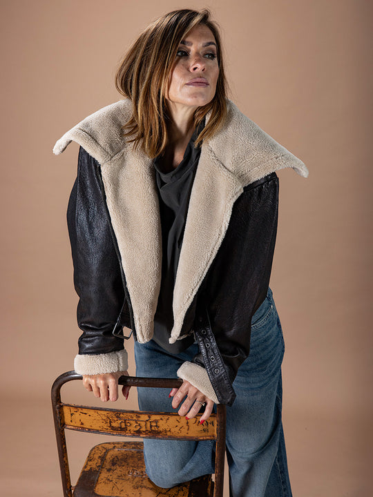 Lederjacke «Fake Fur» von FREAKY NATION