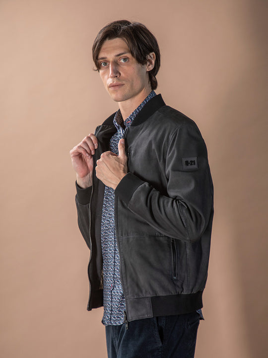 Lederjacke «Ken» von Q-21