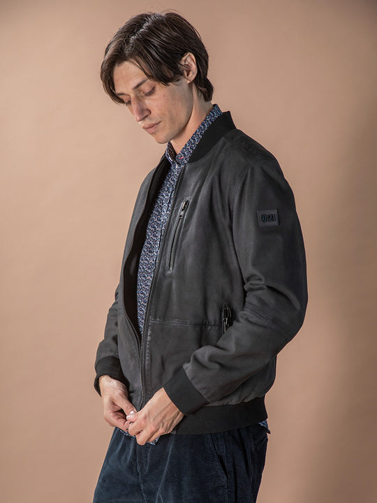 Lederjacke «Ken» von Q-21