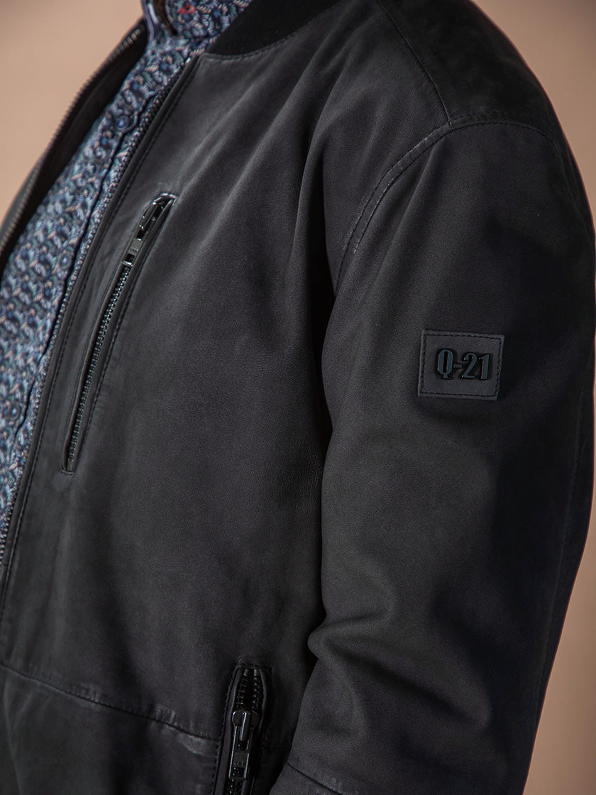 Lederjacke «Ken» von Q-21
