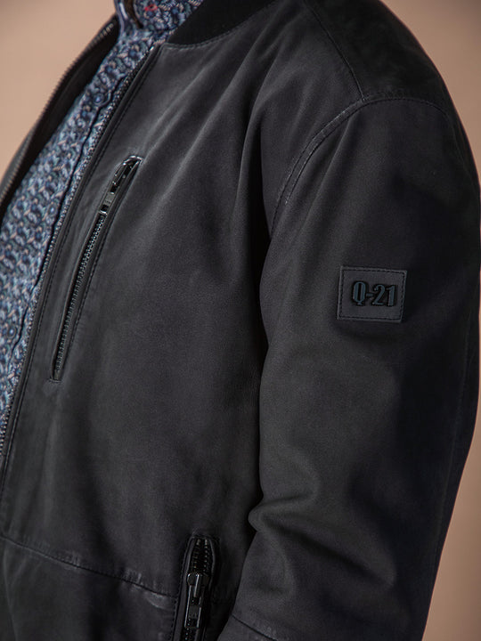 Lederjacke «Ken» von Q-21
