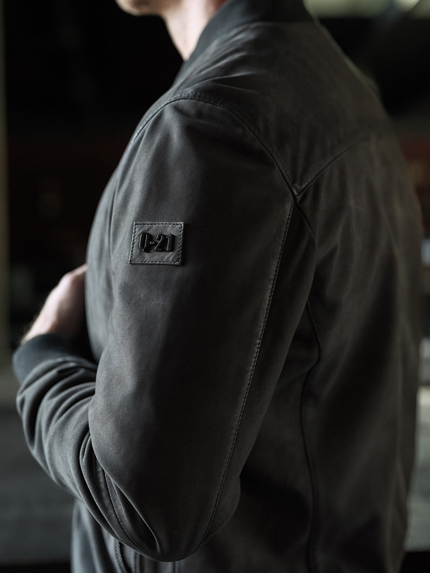 Lederjacke «Ken» von Q-21