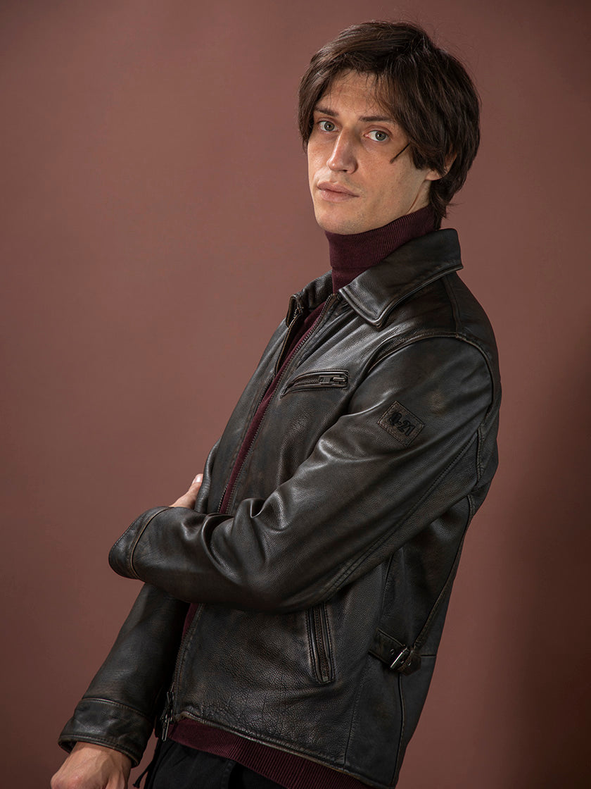 Lederjacke «Kolt» von Q-21