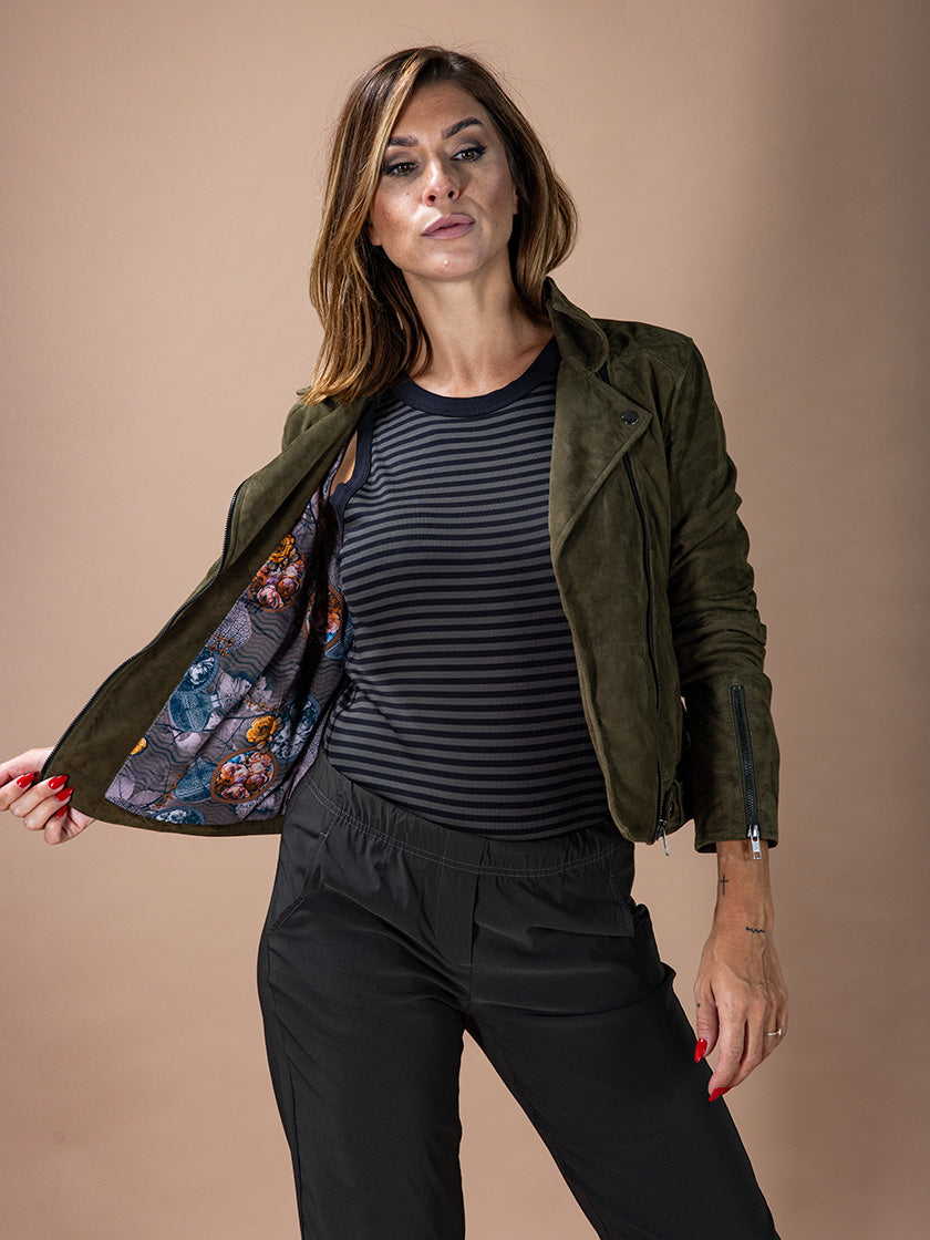 Lederjacke «Kate» von Q-21