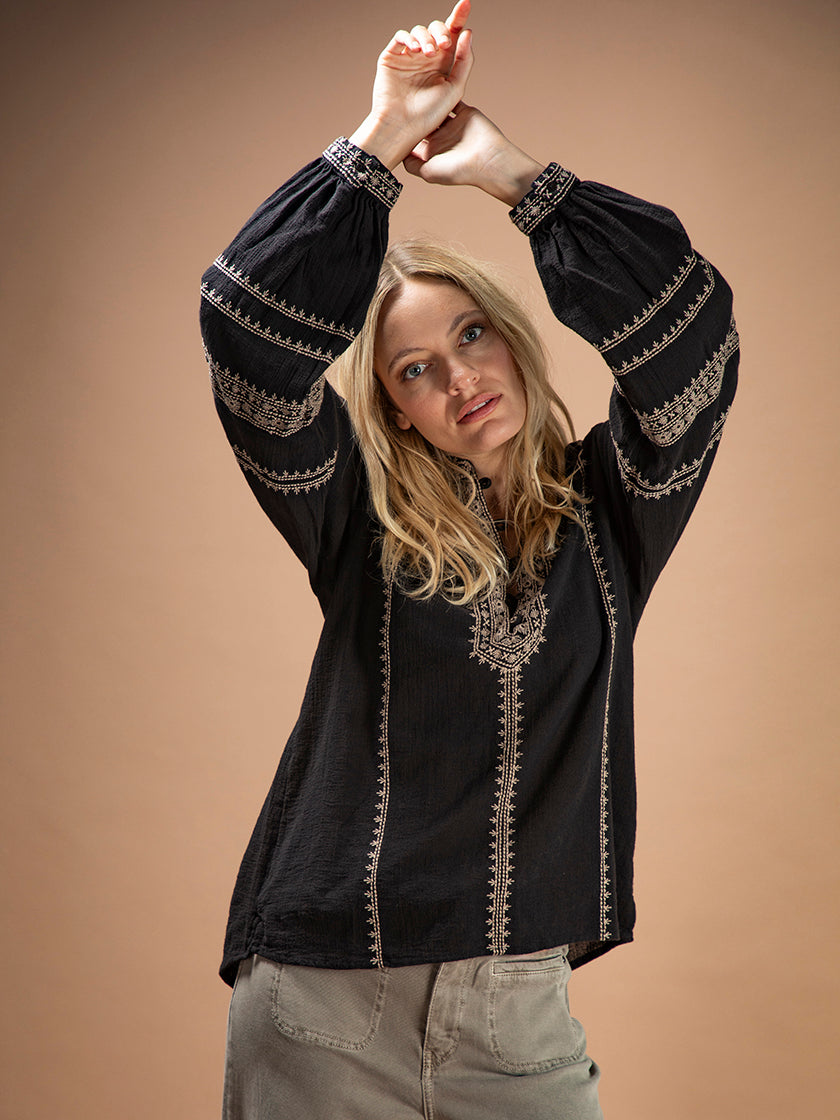 Bluse «Renato» von MAISON HOTEL