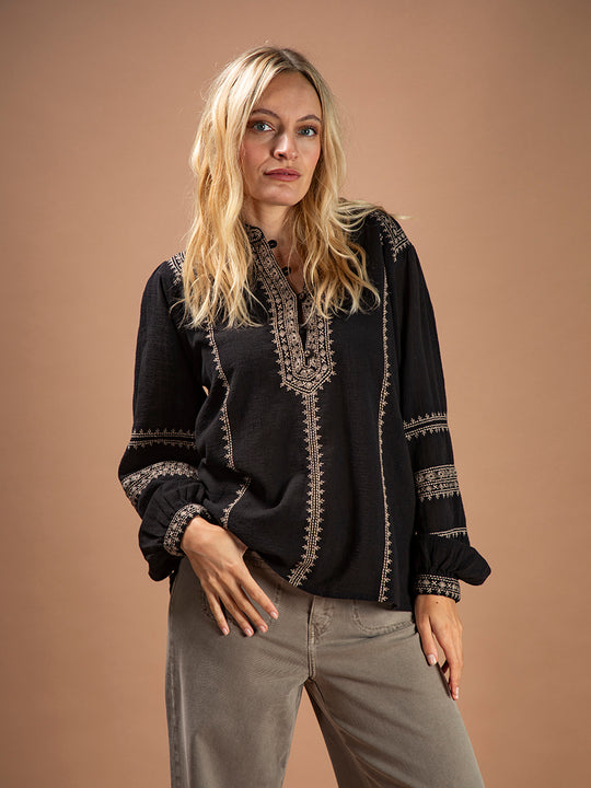 Bluse «Renato» von MAISON HOTEL