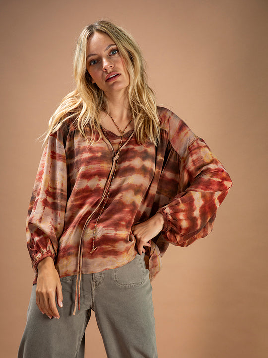 Seidenbluse «Jaipur» von COFUR