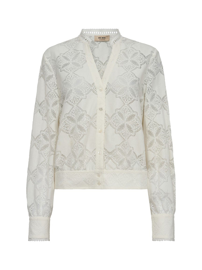 Bluse «Monja Yen Lace» von MOS MOSH
