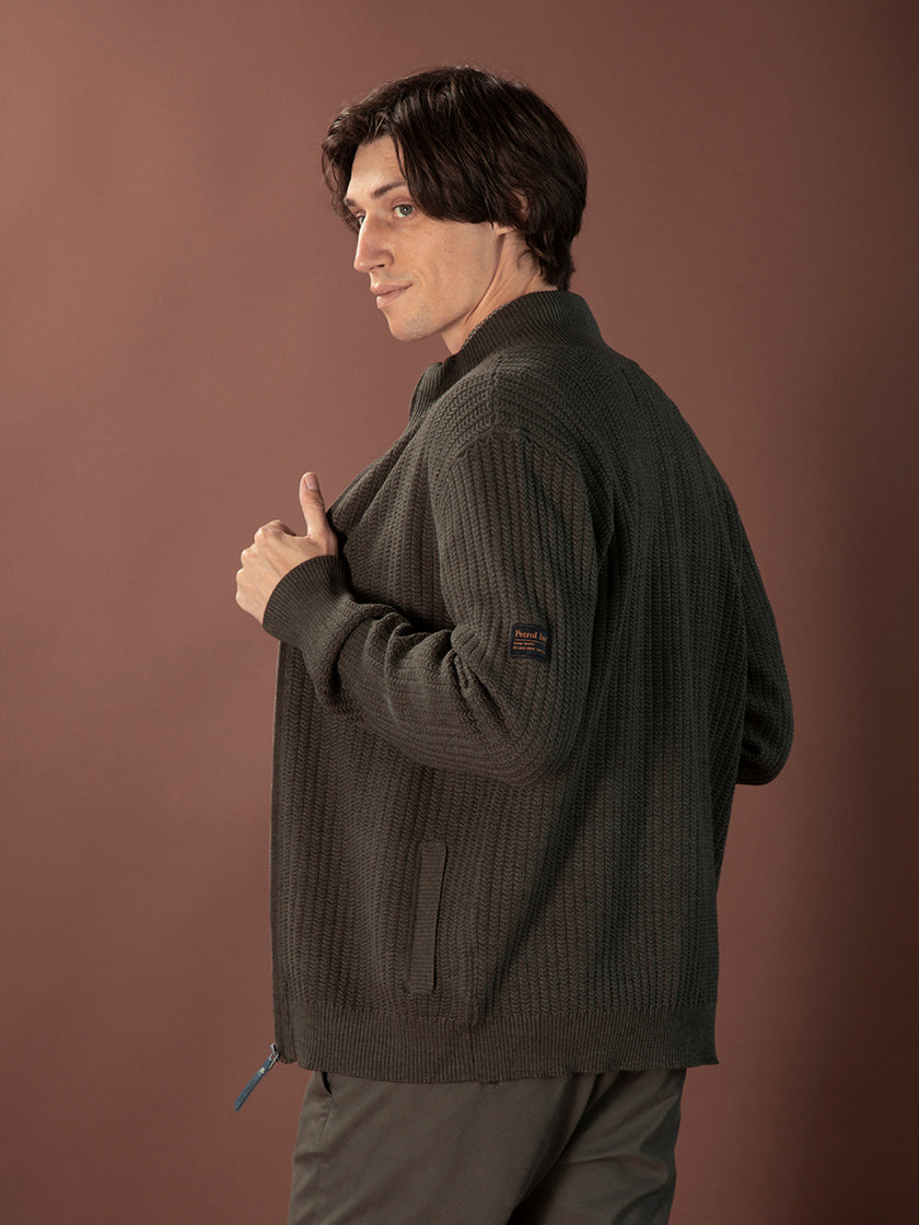 Strickjacke «Knitwear Collar» von PETROL