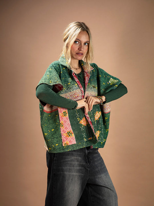 Jacke «Kantha Reversible» von COFUR