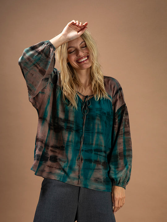 Seidenbluse «Jaipur» von COFUR