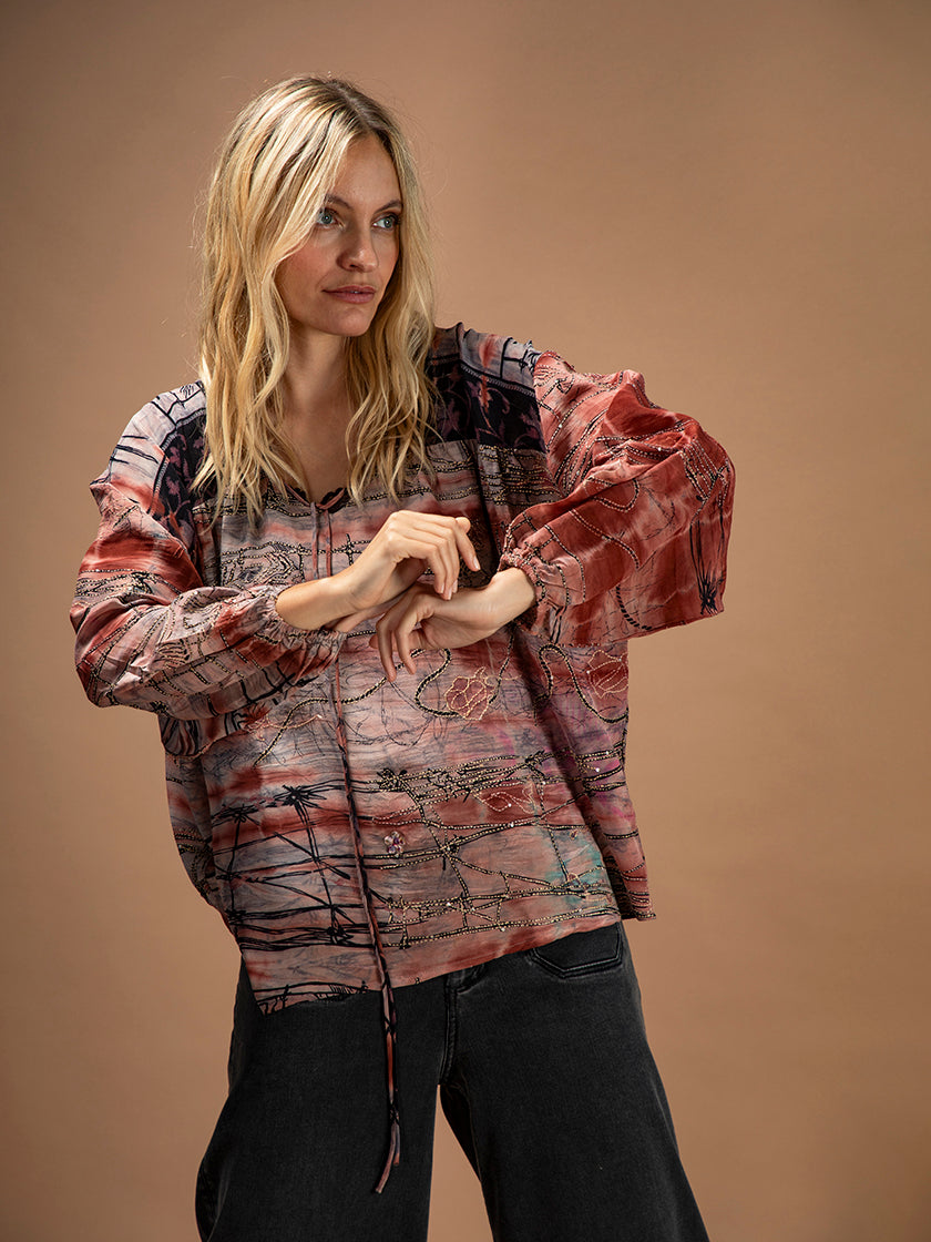 Seidenbluse «Jaipur» von COFUR