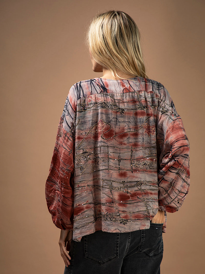 Seidenbluse «Jaipur» von COFUR