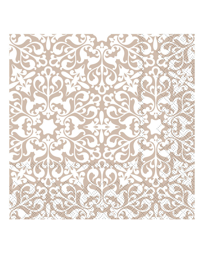 Serviette  mit Muster