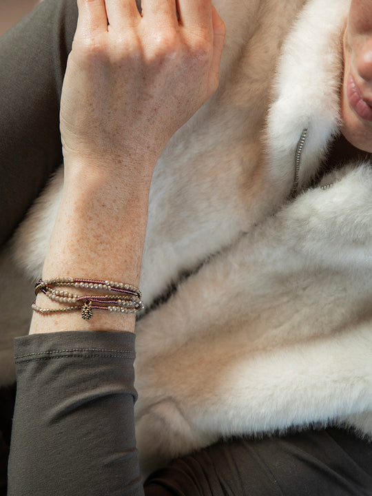 Armband «Arven prune» von CORAZON