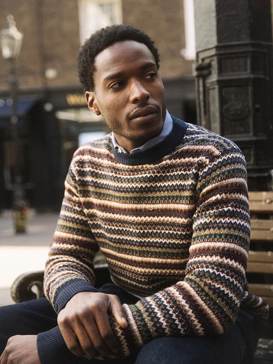 Strickpullover «Laporte Ice» von MOS MOSH